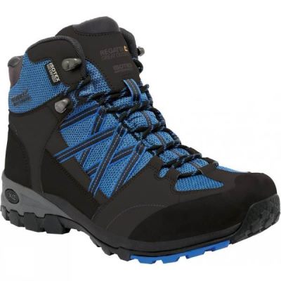 Botas Regatta Samaris Mid Hombre Gris Oscuro / Azules - Chile PYX761420